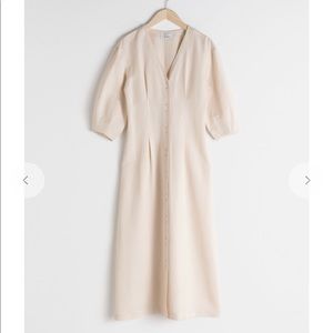 ISO Linen midi dress & Other Stories